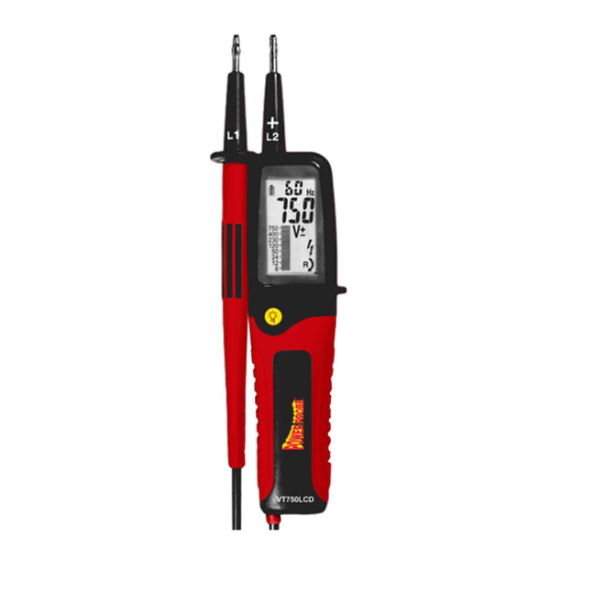 Power Probe Two-Pole Voltage Tester — Model# PPRPPVT750LCDCBINT
